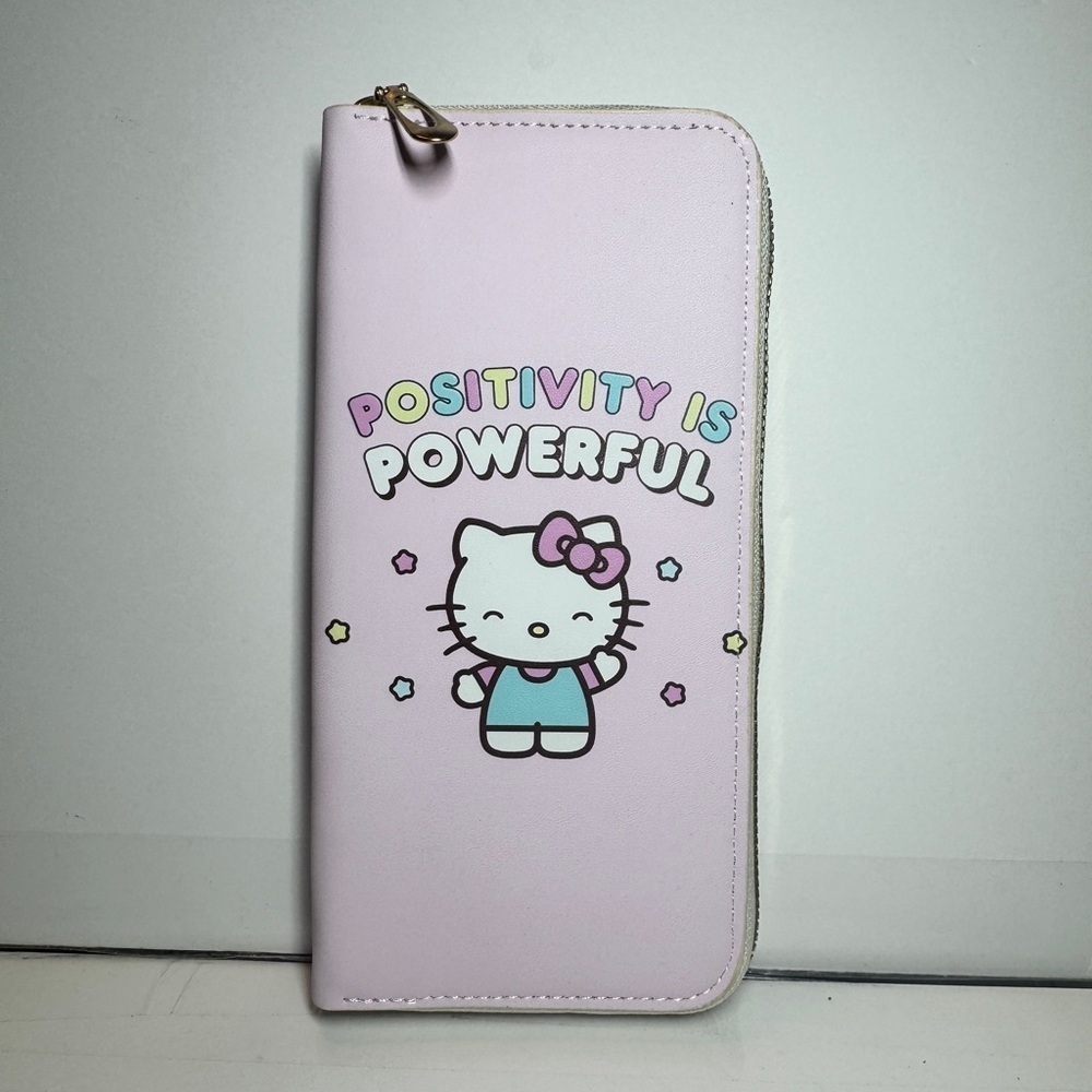 Hello Kitty Positivity Wallet NWT Pink